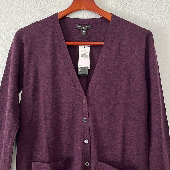 Banana Republic Merino Wool Boyfriend Cardigan Sweater - Picture 6 of 14